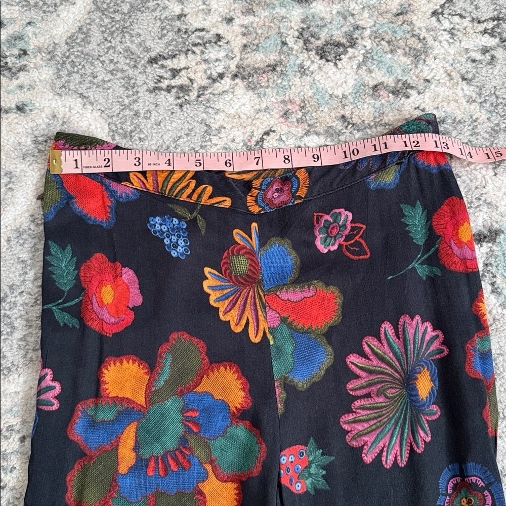 Farm Rio Floral Flare Pants - Picture 8 of 14